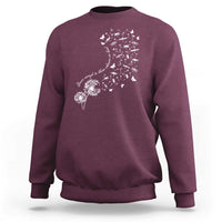 Military Child Month Sweatshirt Brave Enough To Bloom Wherever We Land Dandelion Flowers
