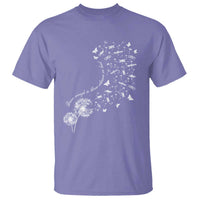 Military Child Month T Shirt Brave Enough To Bloom Wherever We Land Dandelion Flowers