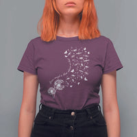 Military Child Month T Shirt For Women Brave Enough To Bloom Wherever We Land Dandelion Flowers