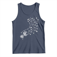 Military Child Month Tank Top Brave Enough To Bloom Wherever We Land Dandelion Flowers