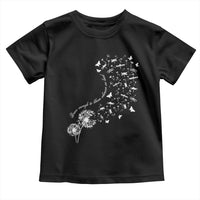 Military Child Month Toddler T Shirt Brave Enough To Bloom Wherever We Land Dandelion Flowers
