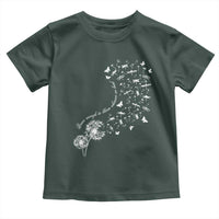 Military Child Month Toddler T Shirt Brave Enough To Bloom Wherever We Land Dandelion Flowers
