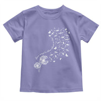 Military Child Month Toddler T Shirt Brave Enough To Bloom Wherever We Land Dandelion Flowers