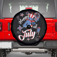 Funny Patriotic Independence Day Spare Tire Cover Happy 4th Of July American Firework