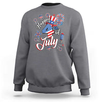 Funny Patriotic Independence Day Sweatshirt Happy 4th Of July American Firework - Wonder Print Shop
