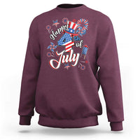Funny Patriotic Independence Day Sweatshirt Happy 4th Of July American Firework - Wonder Print Shop