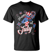 Funny Patriotic Independence Day T Shirt Happy 4th Of July American Firework - Wonder Print Shop