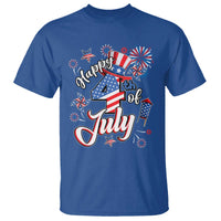 Funny Patriotic Independence Day T Shirt Happy 4th Of July American Firework - Wonder Print Shop