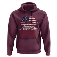 Funny 4th Of July Hoodie American Babe Flag Vintage Lips - Wonder Print Shop