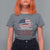 Funny 4th Of July T Shirt For Women American Babe Flag Vintage Lips - Wonder Print Shop