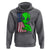 Funny 4th Of July Alien Hoodie USA American Flag UFO - Wonder Print Shop