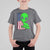 Funny 4th Of July Alien T Shirt For Kid USA American Flag UFO - Wonder Print Shop