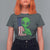 Funny 4th Of July Alien T Shirt For Women USA American Flag UFO - Wonder Print Shop