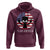 Funny 4th Of July Alien Hoodie Team America USA Flag UFO - Wonder Print Shop