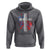 Patriotic Christian Hoodie Faith Family Freedom Vintage USA Flag Cross 4th Of July - Wonder Print Shop