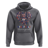 Funny Independence Day Hoodie 4th Of July Therapist Big Heart - Wonder Print Shop
