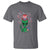 Funny Fourth Of July Alien T Shirt American USA Flag Fireworks - Wonder Print Shop