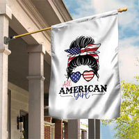 Fourth Of July Garden Flag All American Girl USA Flag Independence Day
