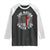 Funny One Nation Under God ESTD 1776 Raglan Shirt 4th Of July Patriotic Christian - Wonder Print Shop