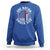 Funny One Nation Under God ESTD 1776 Sweatshirt 4th Of July Patriotic Christian - Wonder Print Shop