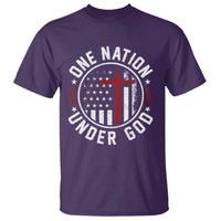 Funny One Nation Under God ESTD 1776 T Shirt 4th Of July Patriotic Christian - Wonder Print Shop