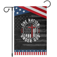 Funny One Nation Under God ESTD 1776 Garden Flag 4th Of July Patriotic Christian