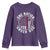 Funny One Nation Under God ESTD 1776 Youth Sweatshirt 4th Of July Patriotic Christian - Wonder Print Shop