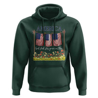 Funny America God Shed His Grace On Thee Hoodie 4th Of July Christian American Flag - Wonder Print Shop