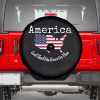 Funny America God Shed His Grace On Thee 4th of July Spare Tire Cover - Wonder Print Shop