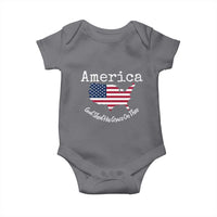 Funny America God Shed His Grace On Thee 4th of July Baby Onesie - Wonder Print Shop