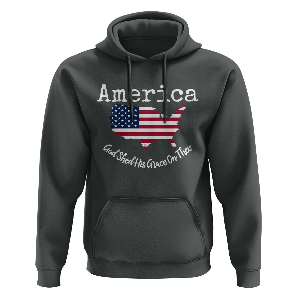 Funny America God Shed His Grace On Thee 4th of July Hoodie - Wonder Print Shop