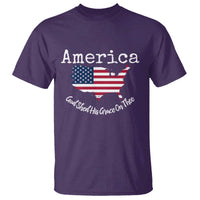 Funny America God Shed His Grace On Thee 4th of July T Shirt - Wonder Print Shop