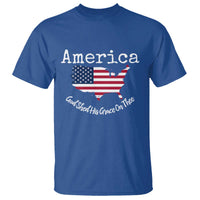 Funny America God Shed His Grace On Thee 4th of July T Shirt - Wonder Print Shop