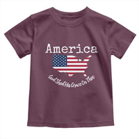 Funny America God Shed His Grace On Thee 4th of July Toddler T Shirt - Wonder Print Shop