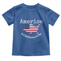 Funny America God Shed His Grace On Thee 4th of July Toddler T Shirt - Wonder Print Shop