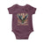 Funny 4th Of July DILF Damn I Love Freedom Baby Onesie Bald Eagle American Flag - Wonder Print Shop