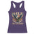 Funny 4th Of July DILF Damn I Love Freedom Racerback Tank Top Bald Eagle American Flag - Wonder Print Shop