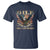 Funny 4th Of July DILF Damn I Love Freedom T Shirt Bald Eagle American Flag - Wonder Print Shop