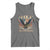 Funny 4th Of July DILF Damn I Love Freedom Tank Top Bald Eagle American Flag - Wonder Print Shop
