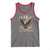 Funny 4th Of July DILF Damn I Love Freedom Tank Top Bald Eagle American Flag - Wonder Print Shop