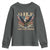 Funny 4th Of July DILF Damn I Love Freedom Youth Sweatshirt Bald Eagle American Flag - Wonder Print Shop