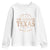Funny On The Eight Day God Created Texas And It Was Awesome Youth Sweatshirt American Texan - Wonder Print Shop