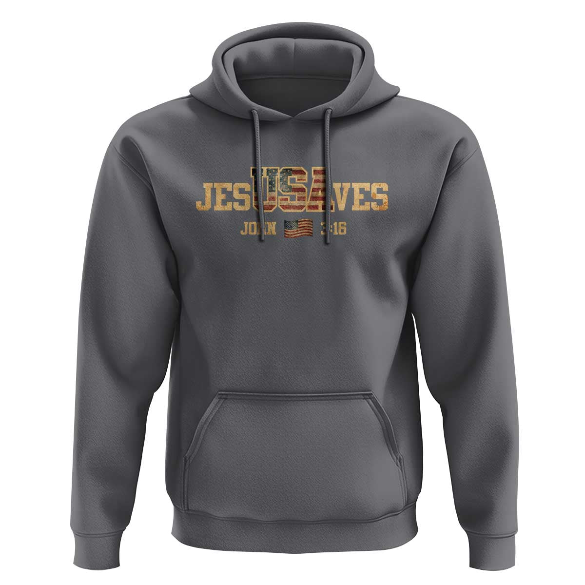 Funny Jesus Saves USA John 3 16 Hoodie Christian 4th Of July Bible Verse - Wonder Print Shop