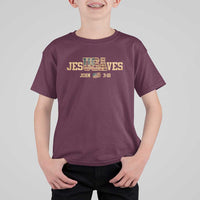 Funny Jesus Saves USA John 3 16 T Shirt For Kid Christian 4th Of July Bible Verse - Wonder Print Shop