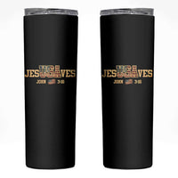 Funny Jesus Saves USA John 3 16 Skinny Tumbler Christian 4th Of July Bible Verse - Wonder Print Shop