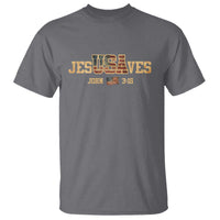 Funny Jesus Saves USA John 3 16 T Shirt Christian 4th Of July Bible Verse - Wonder Print Shop