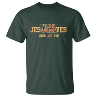 Funny Jesus Saves USA John 3 16 T Shirt Christian 4th Of July Bible Verse - Wonder Print Shop