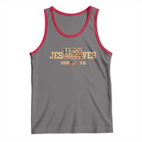 Funny Jesus Saves USA John 3 16 Tank Top Christian 4th Of July Bible Verse - Wonder Print Shop