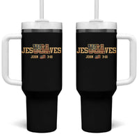 Funny Jesus Saves USA John 3 16 Tumbler With Handle Christian 4th Of July Bible Verse - Wonder Print Shop