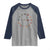 13 Star Flag Betsy Ross Distressed American Flag 1776 USA Raglan Shirt 4th Of July - Wonder Print Shop